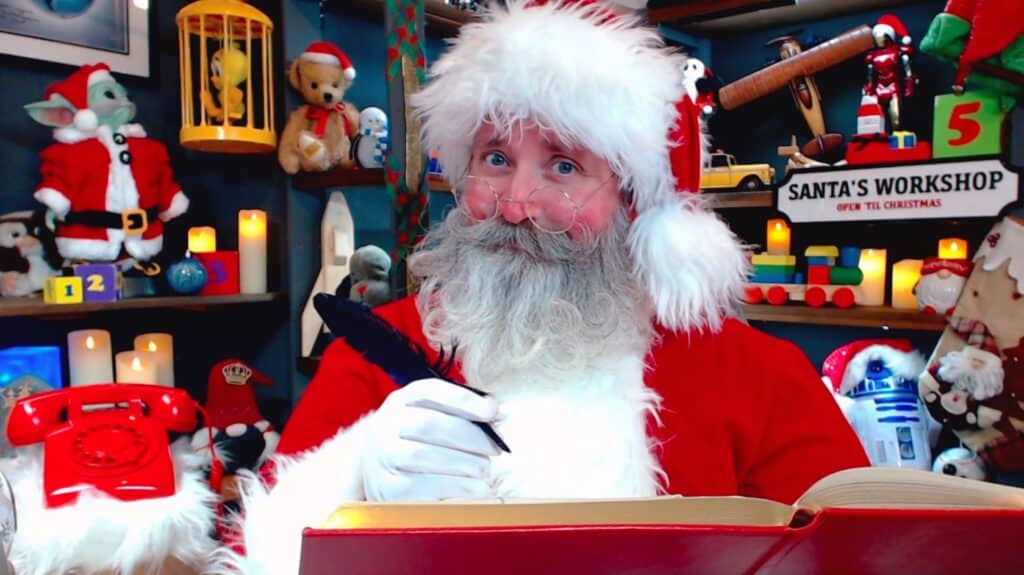 Santa in his Workshop